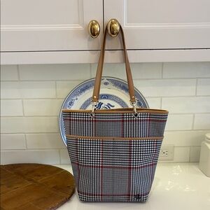 Ralph Lauren Blue, Red & White Shoulder/Tote Bag—BEAUTIFUL!! Excellent Cond!